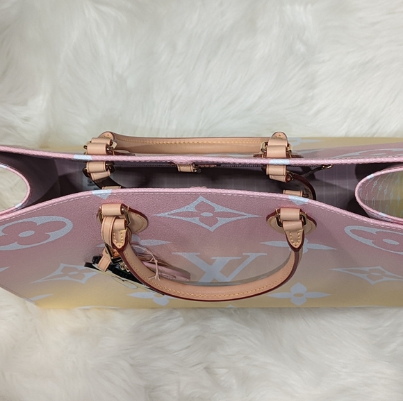 SOLD OUT🎉 Louis Vuitton OTG GM Pink/Yellow New in Box w/ QR Code and reciept - Picture 7 of 16